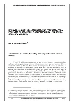 Intervenci&oacute;n con adolescentes
